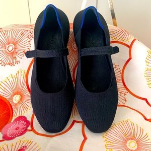 Rothy’s Square Toe Black Mary Janes